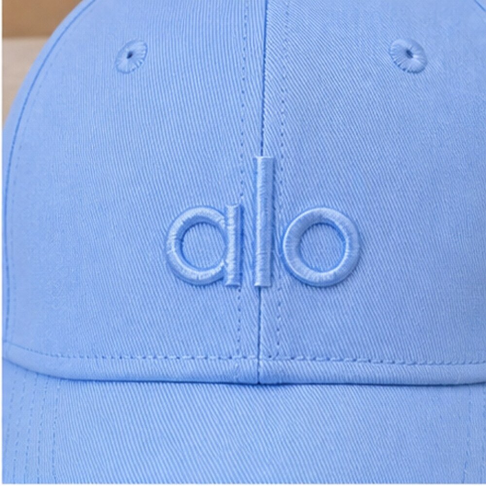 ALO Yoga Iconic Sky Blue Athletic Style Cap - Picture 4 of 8